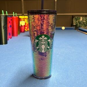 Starbucks Mermaid sequin Venti Cold Cup